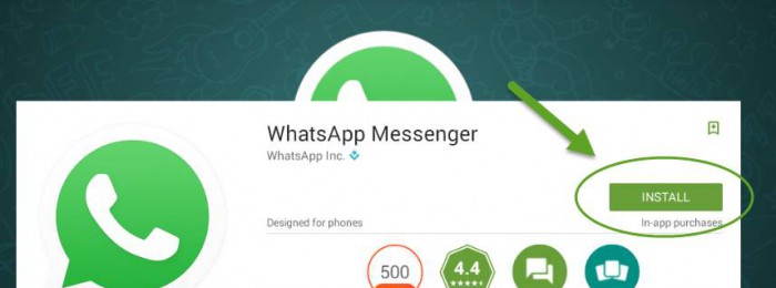 The setup page of WhatsApp within BlueStacks